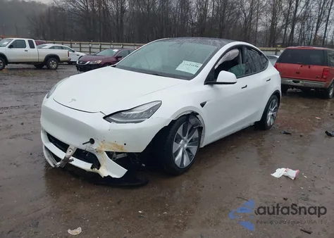 2022 Tesla Model Y Long Range Dual Motor All-Wheel Drive from USA, damaged, VIN 7SAYGAEE5NF364497